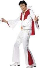 Pánsky kostým Elvis (s červeným plášťom)