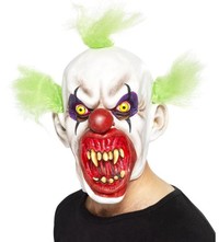 Maska - desivý klaun, celohlavová