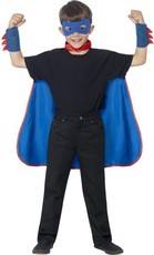 Súprava superhrdina (maska, plášť a návleky na ruky)