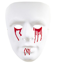 Maska s krvácajúcimi očami a ústami