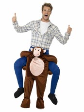Pánsky kostým opice piggyback