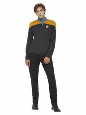 Star Trek Voyager uniforma, čierno hnedá