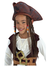 Detský pirátsky klobúk s dredmi