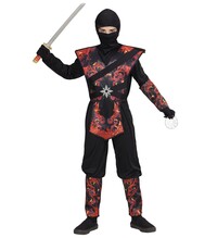 Chlapčenský kostým ninja, motív draka