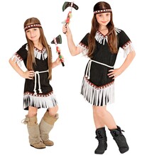 Dievčenský kostým indiánske dievča z kmeňa apačov
