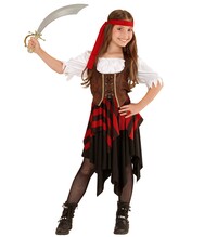 Dievčenský pirátsky kostým s korzetom