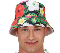 Pánsky klobúk s havajským motívom