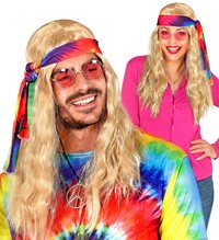 Blond hippie parochňa so šatkou