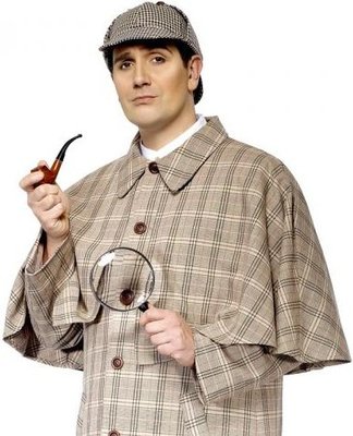 Pánska sada Sherlock Holmes (fajka, lupa)