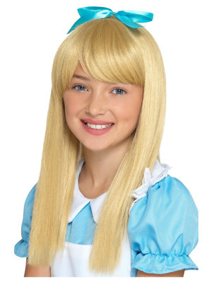 Dievčenská blond parochňa Alice z krajiny zázrakov