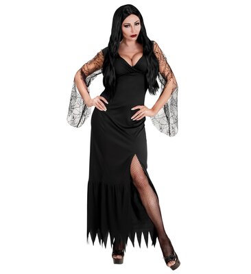 Kostým čarodejnice pre ženy (Morticia Addams)